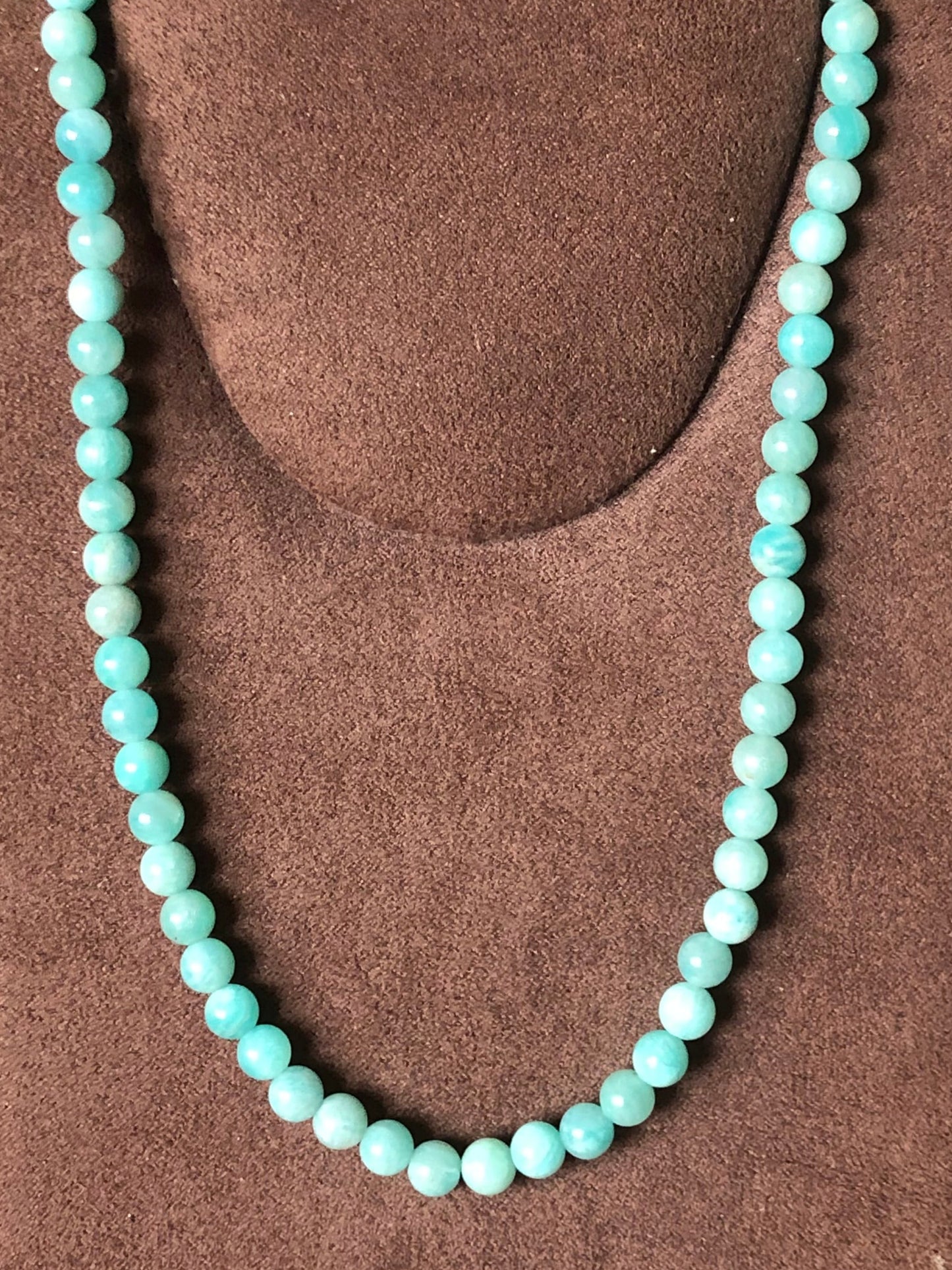 Collier ras de cou Amazonite