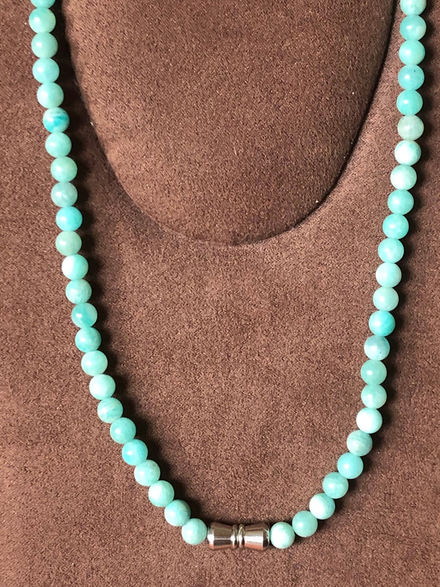 Collier ras de cou Amazonite