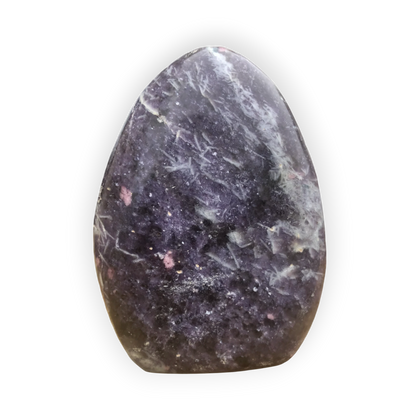 Lépidolite forme libre 385g