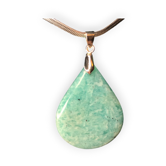 Pendentif en Amazonite goutte