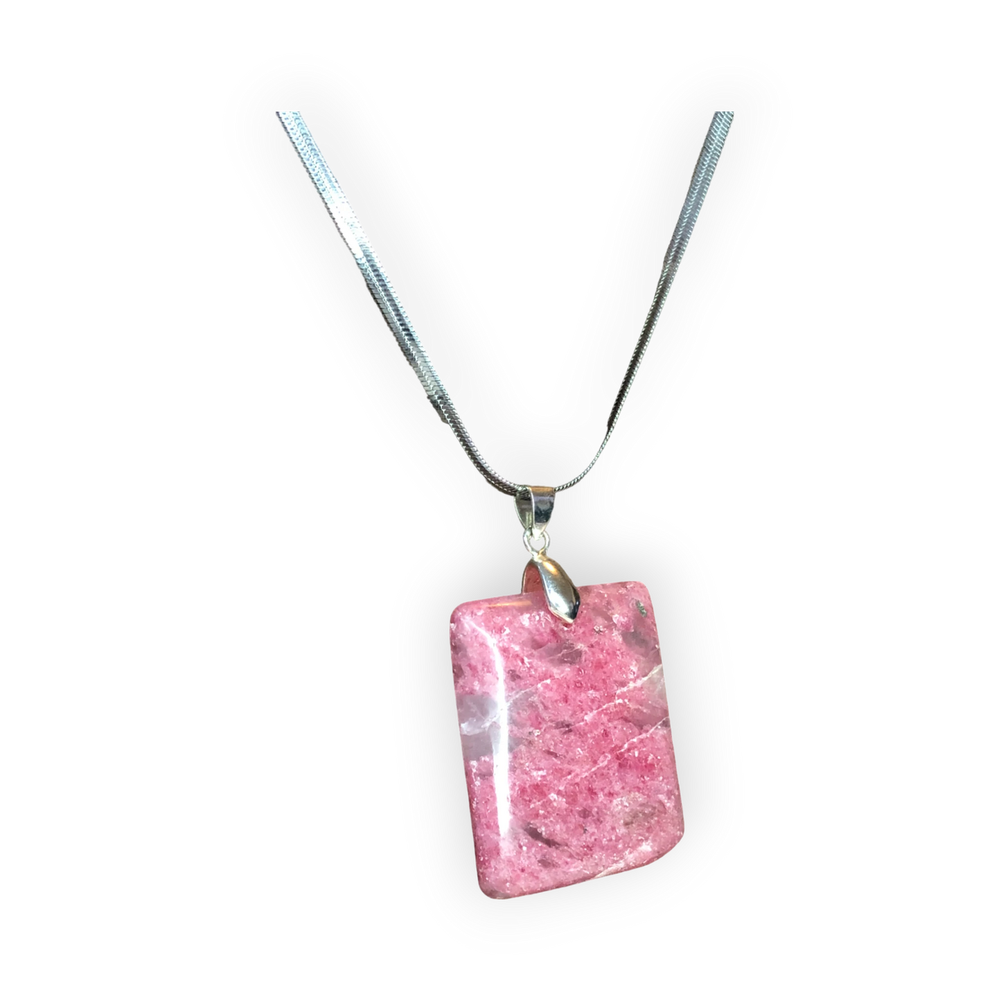 Pendentif en Rhodonite