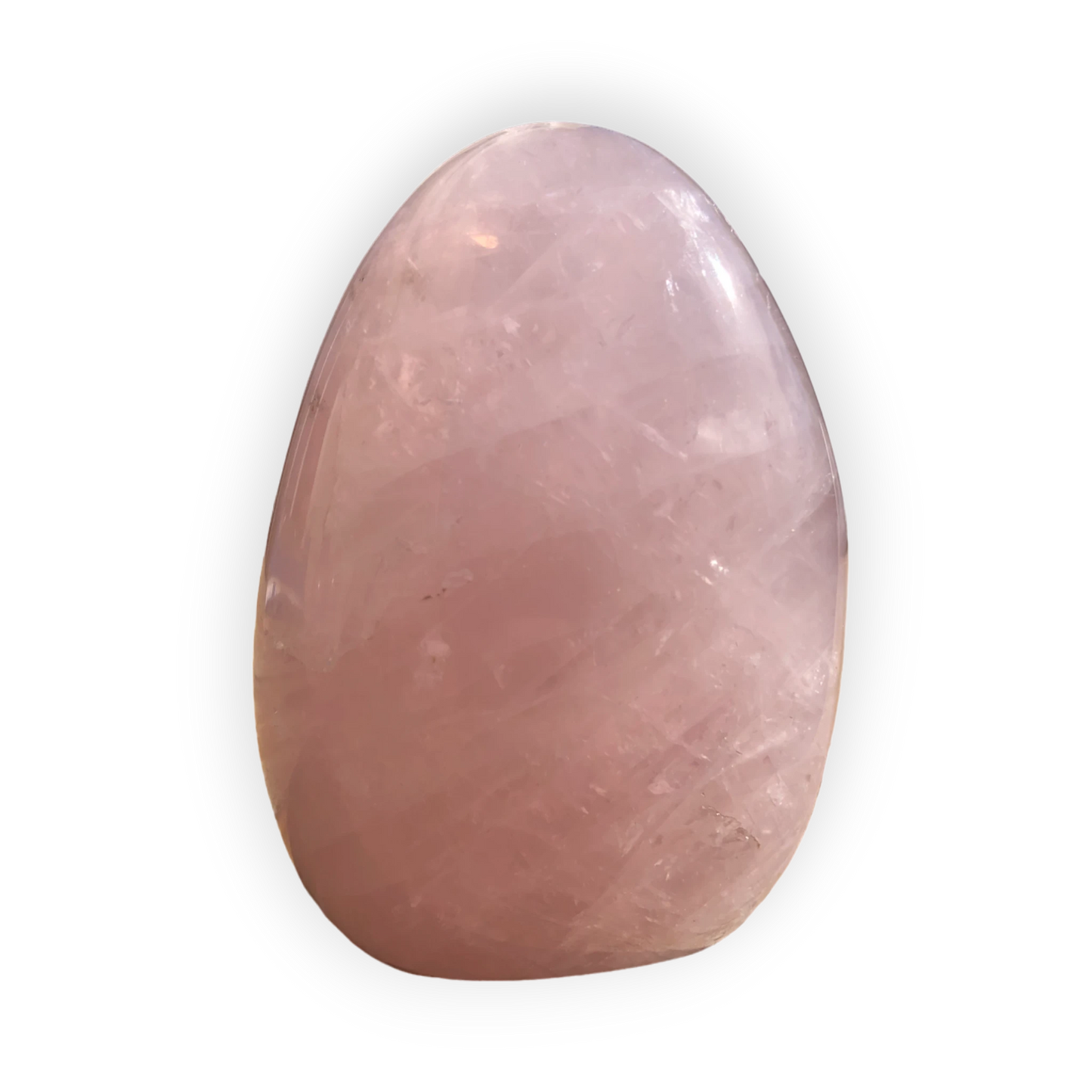 Quartz rose forme libre 647g