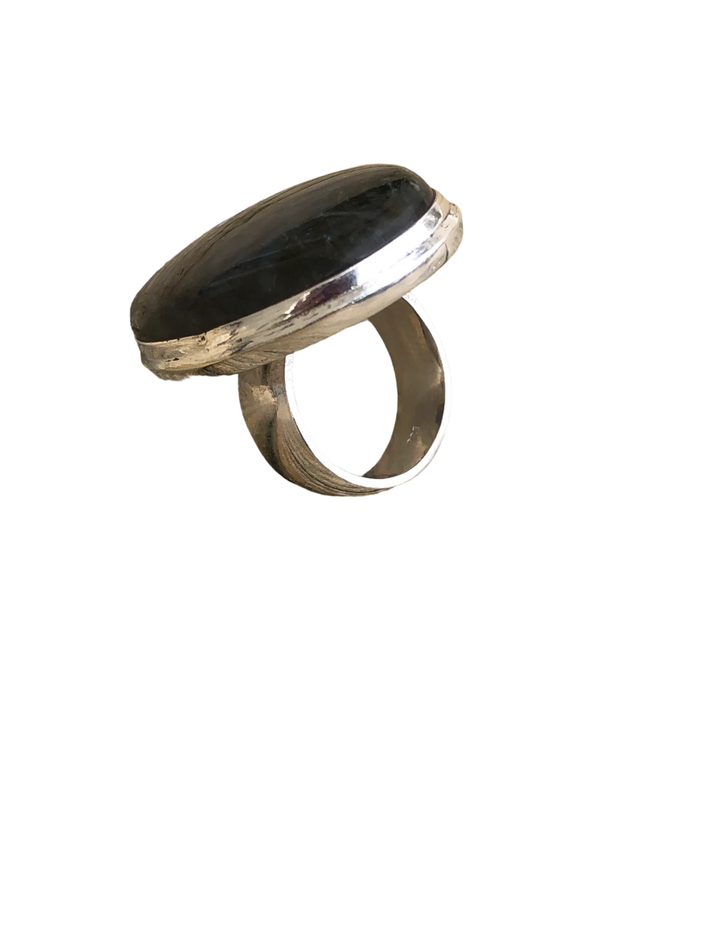 Bague argent et labradorite