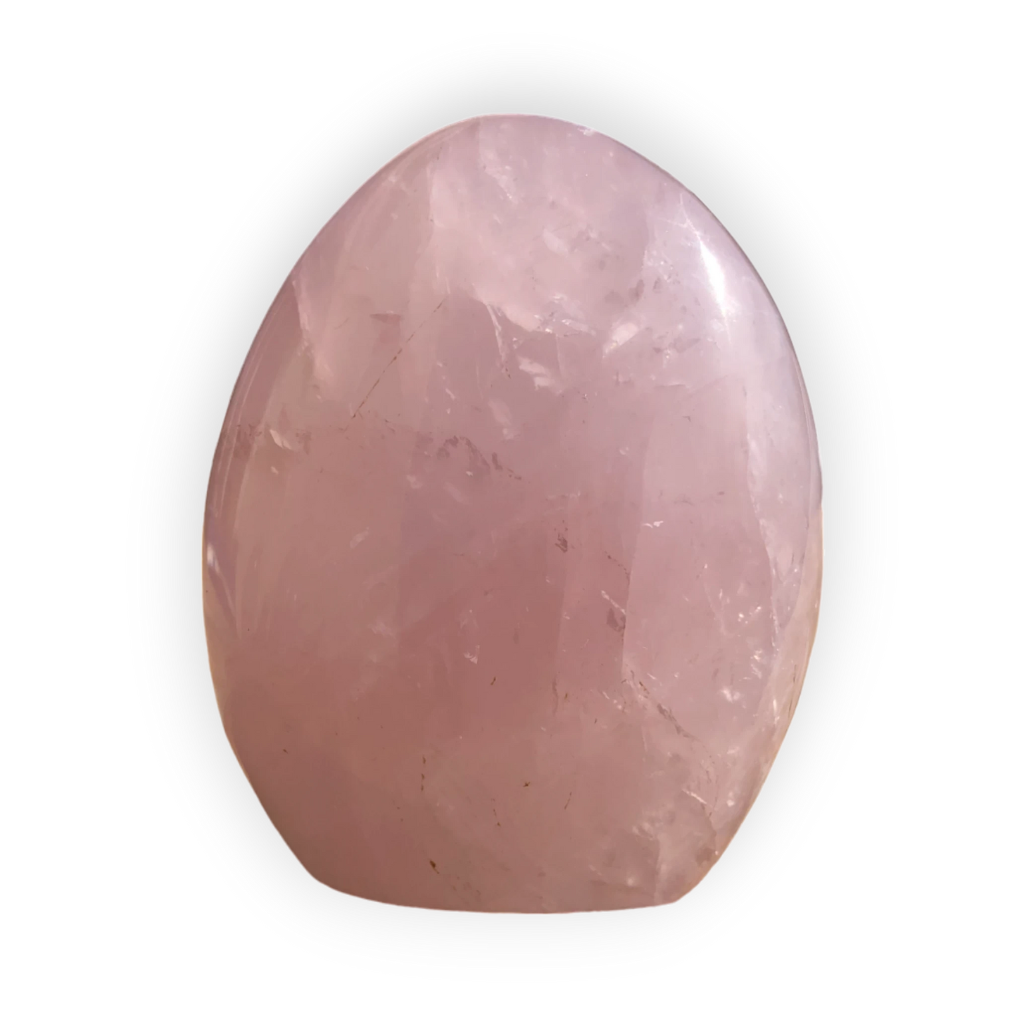 Quartz rose forme libre 336g