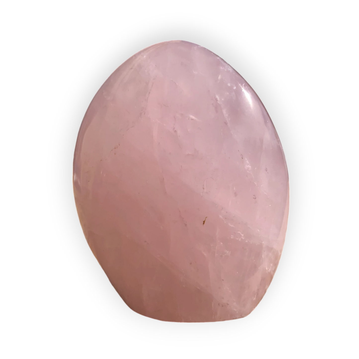 Quartz rose forme libre 336g