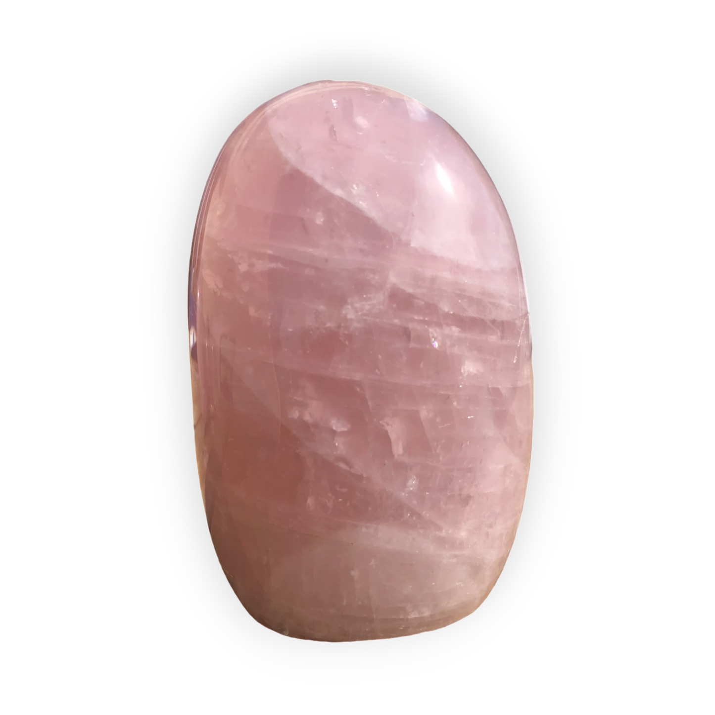 Quartz rose forme libre 855g